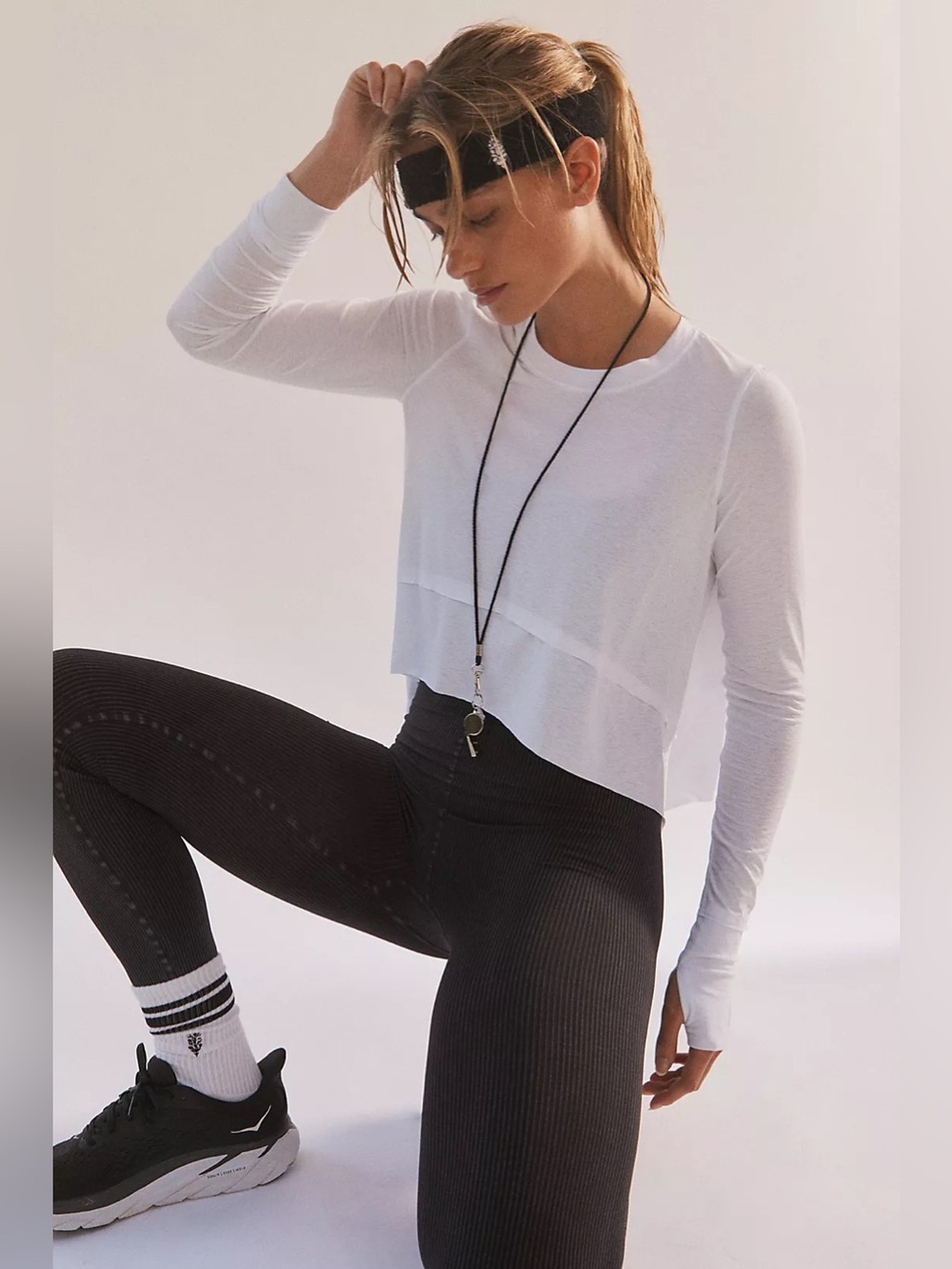 FP Movement Tempo UV Protection Long Sleeve Tee White